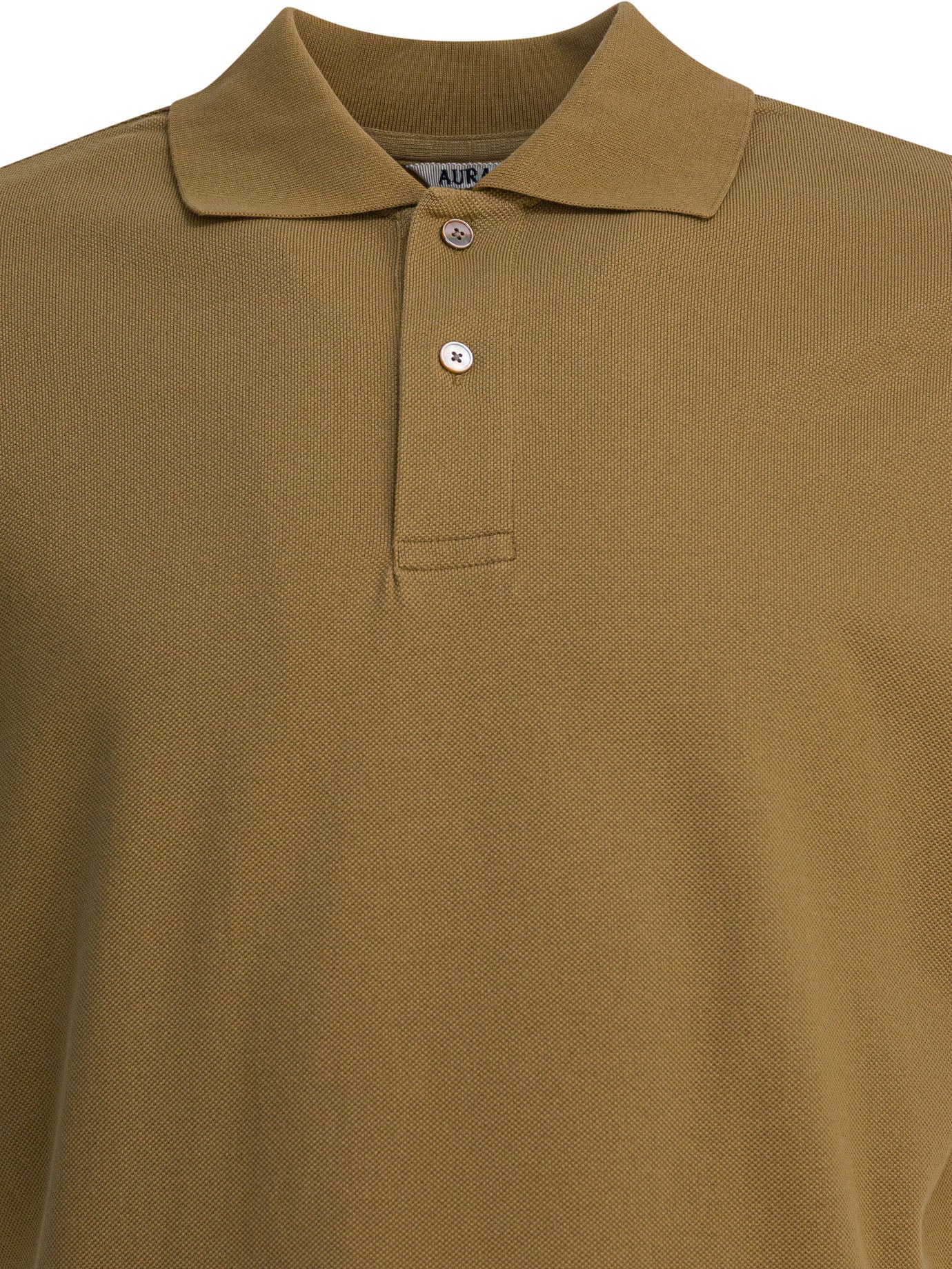 AURALEE Heavy Cotton Polo Shirt - Regular Fit