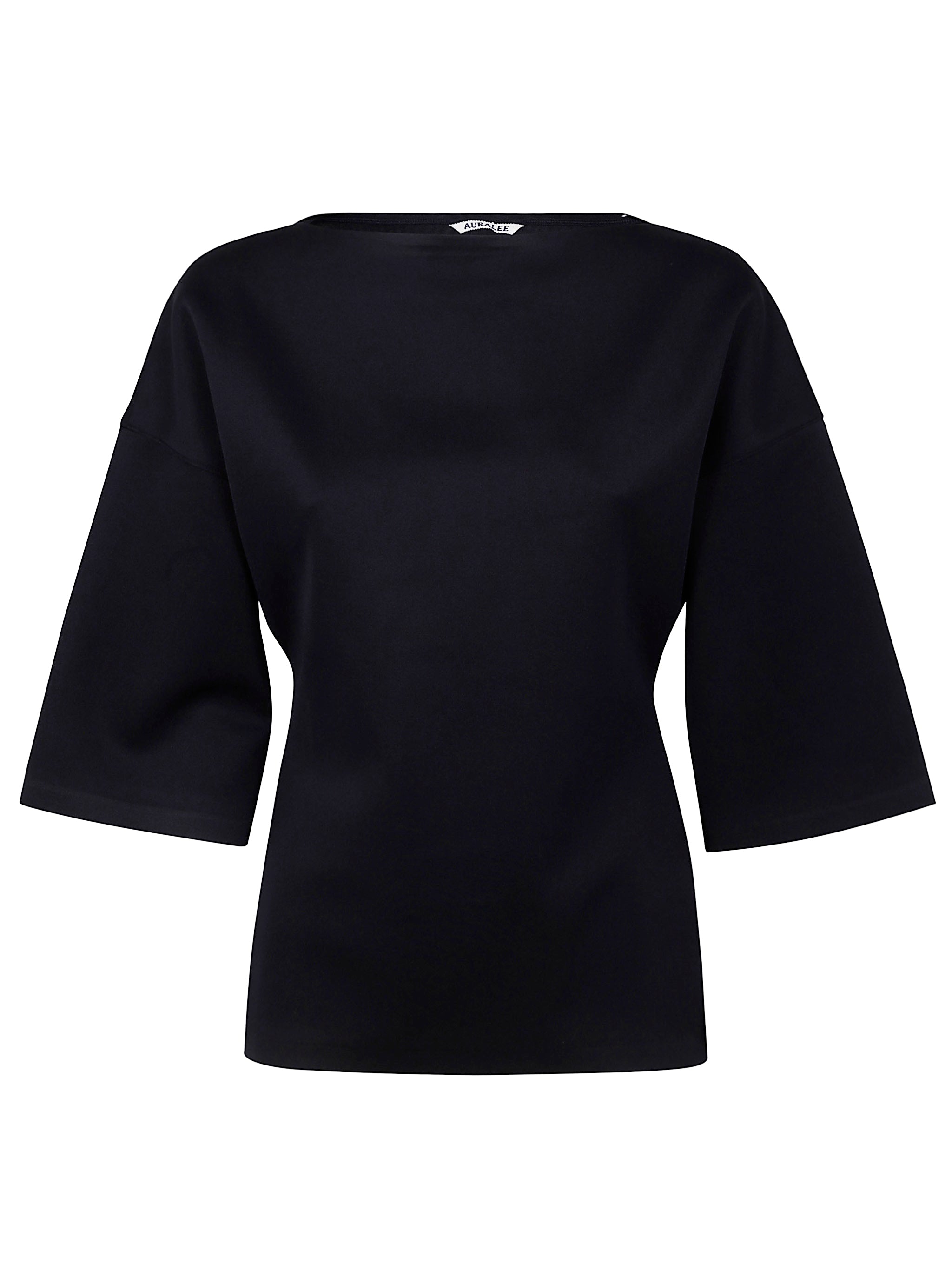 AURALEE Women's Boat Neck Wetsuit T-Shirt