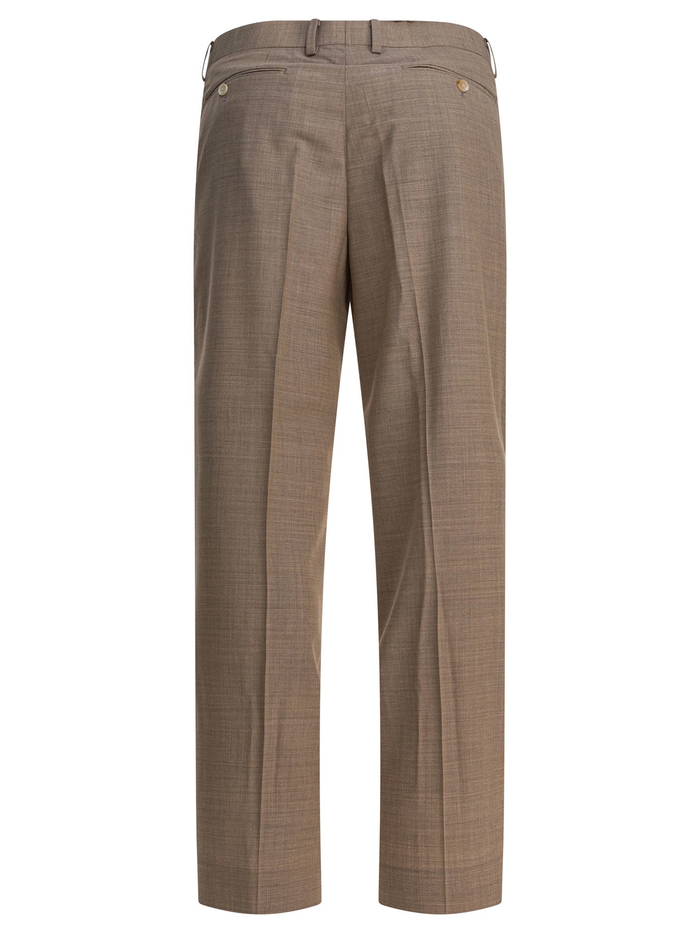 AURALEE Mid Rise Regular Fit Wool Pants for Men