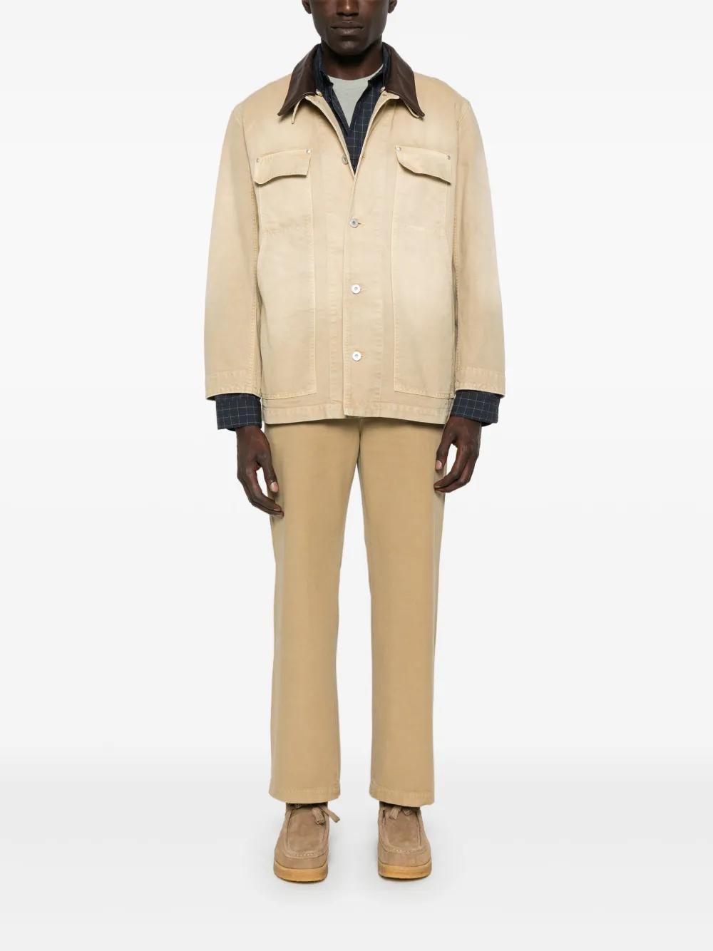 AURALEE Relaxed Fit Mid Rise Pants for Men