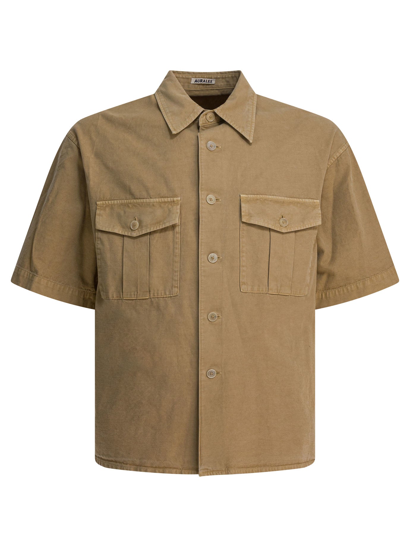 AURALEE Relaxed Fit Cotton Shirt for Men