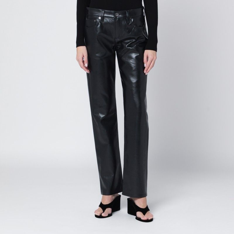 AGOLDE Faux Leather Trousers for Women - Fall/Winter 2025