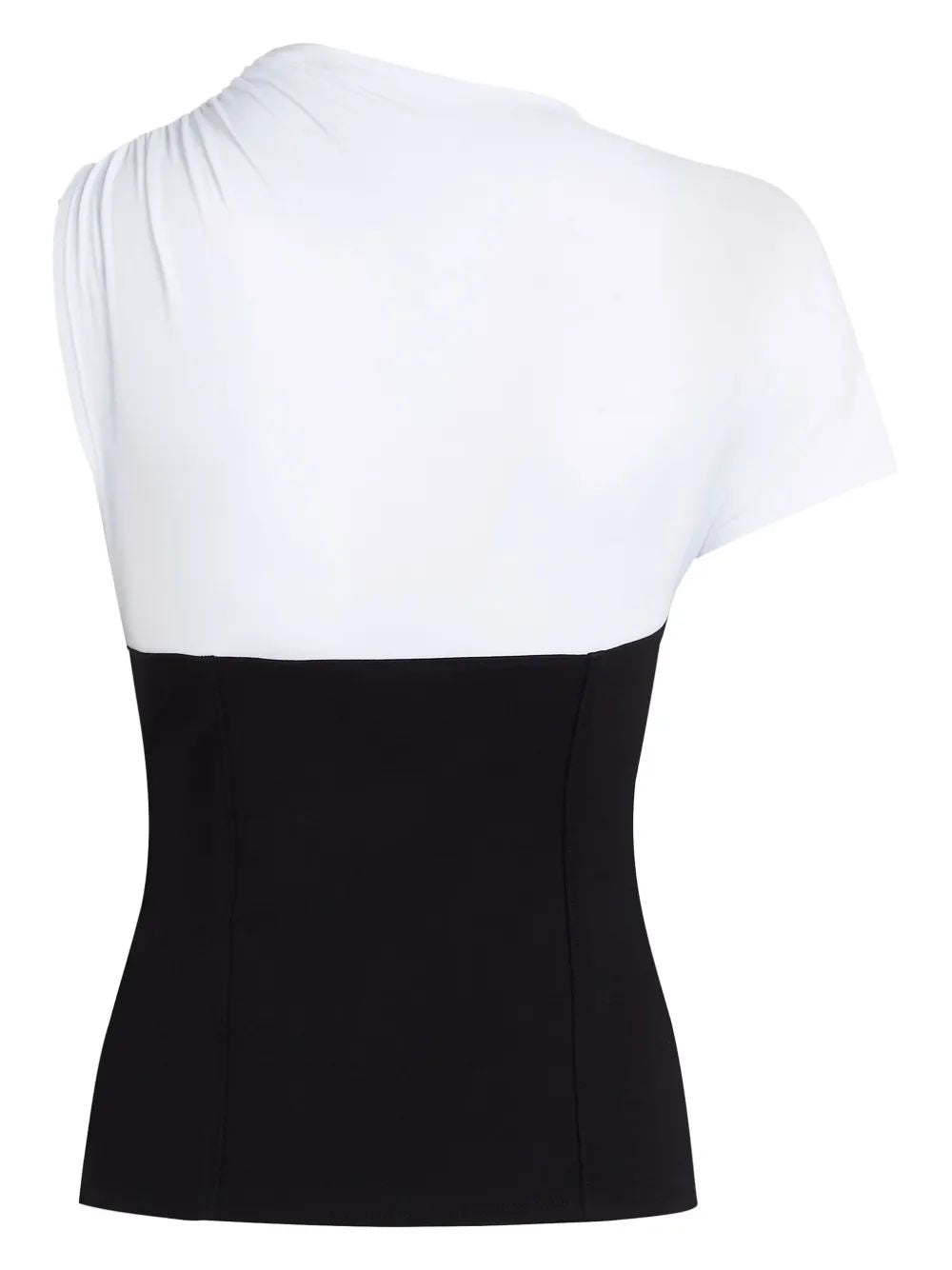 KARL LAGERFELD Gathered Shoulder T-Shirt for Women - SS25