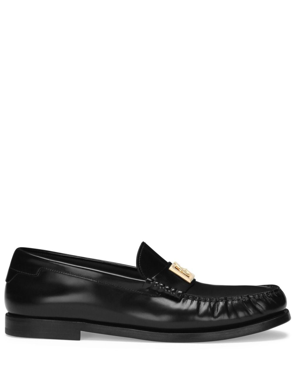 DOLCE & GABBANA Leather Slip-On Moccasins for Men