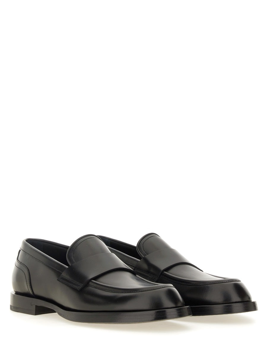 DOLCE & GABBANA Sophisticated Men's Logo Loafers
