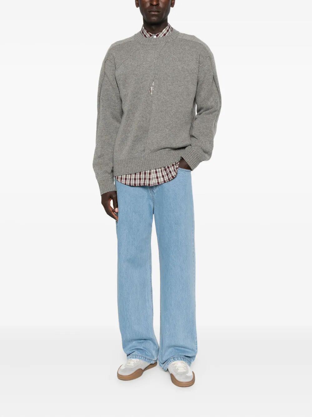 AXEL ARIGATO Stitch Paneled Sweater