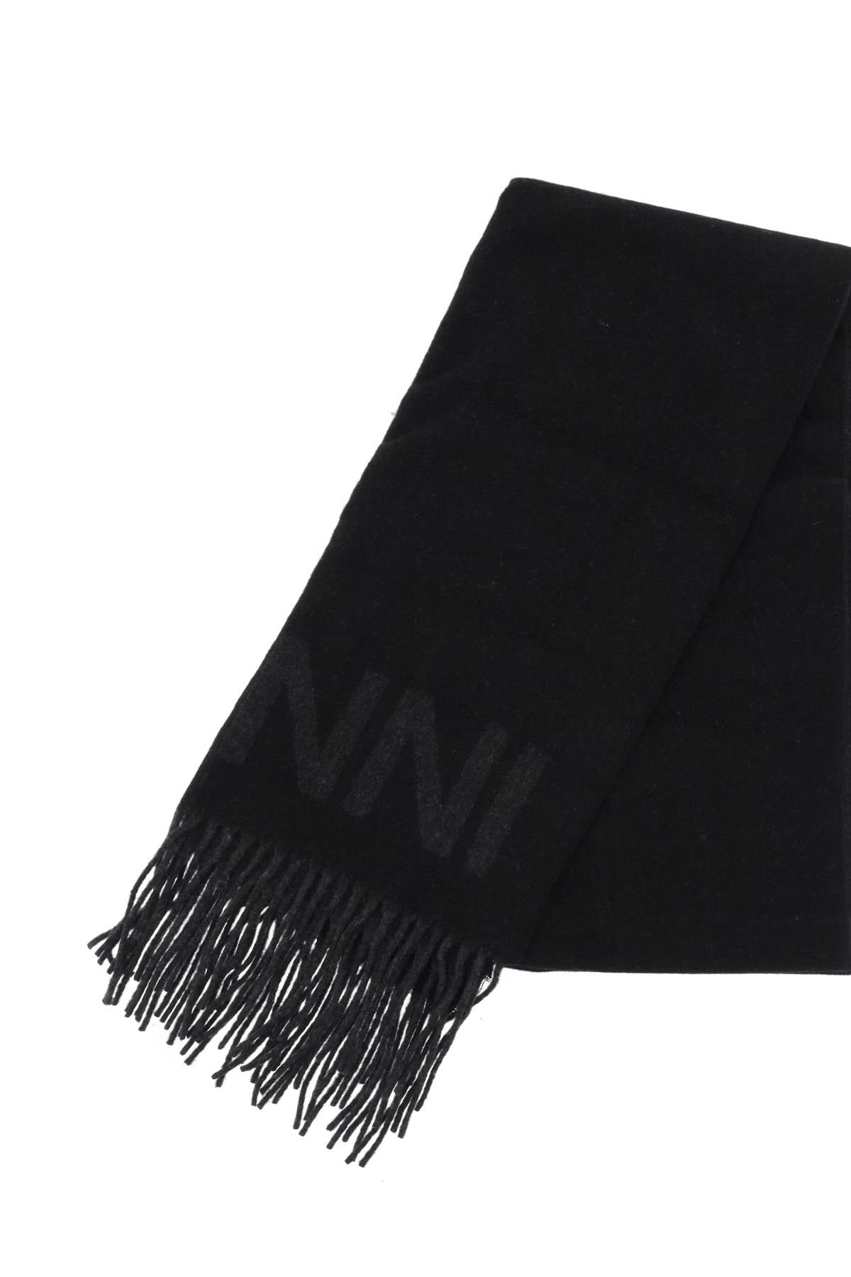 GANNI Logo Scarf