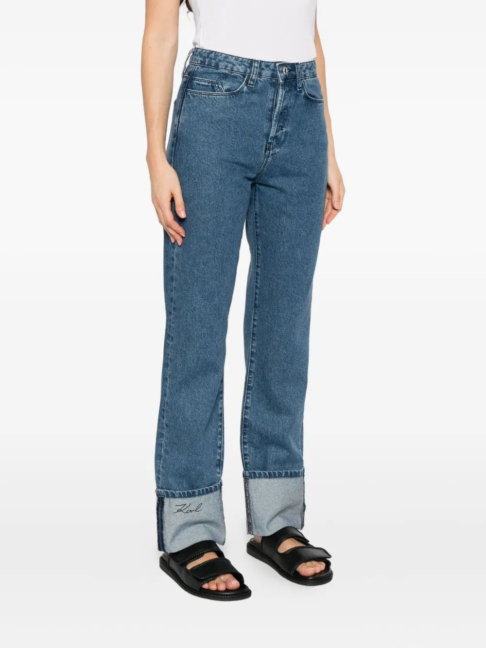 KARL LAGERFELD Straight Denim Pants for Women