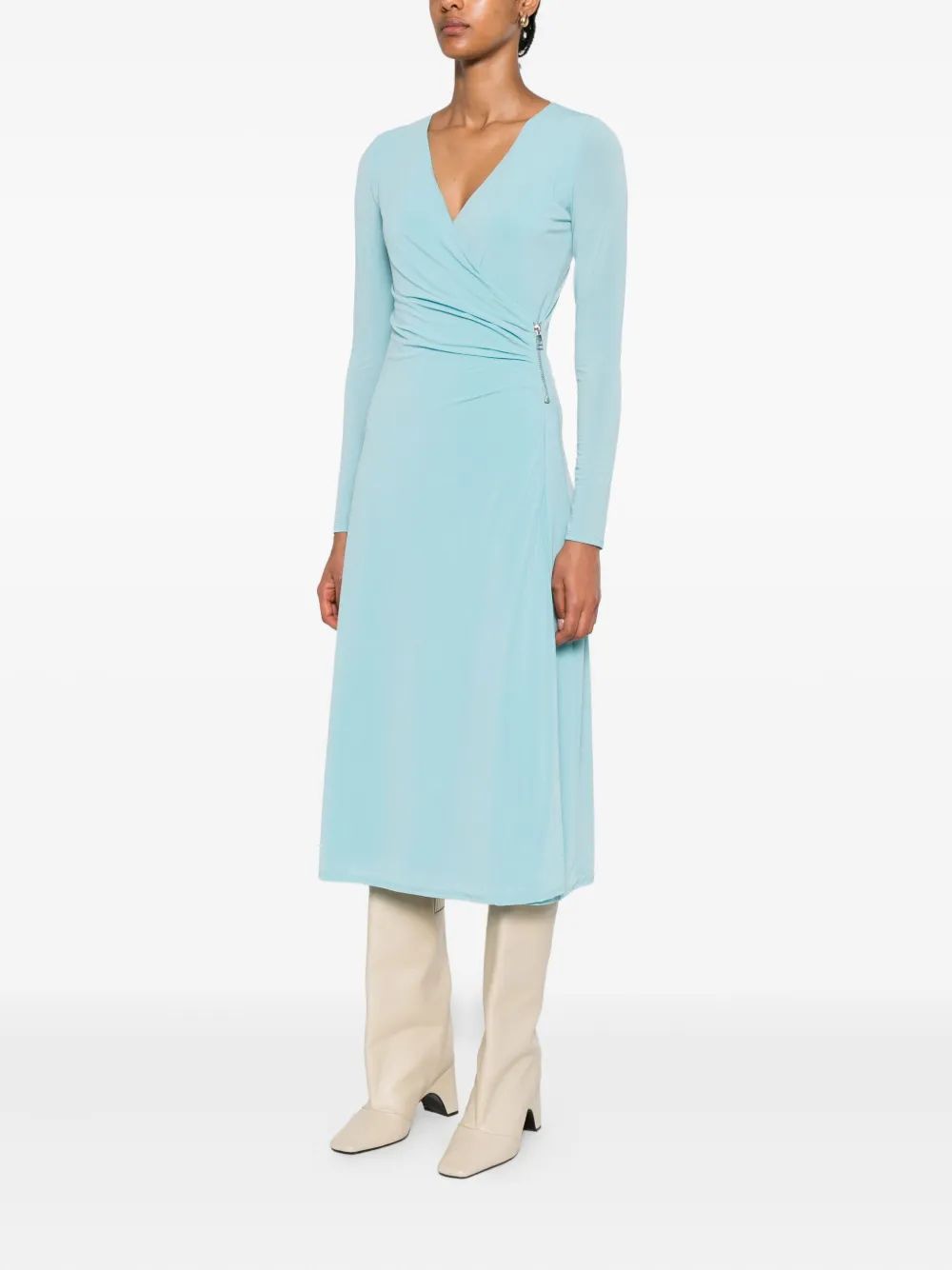 KARL LAGERFELD Stylish Zip Mini Dress for Women