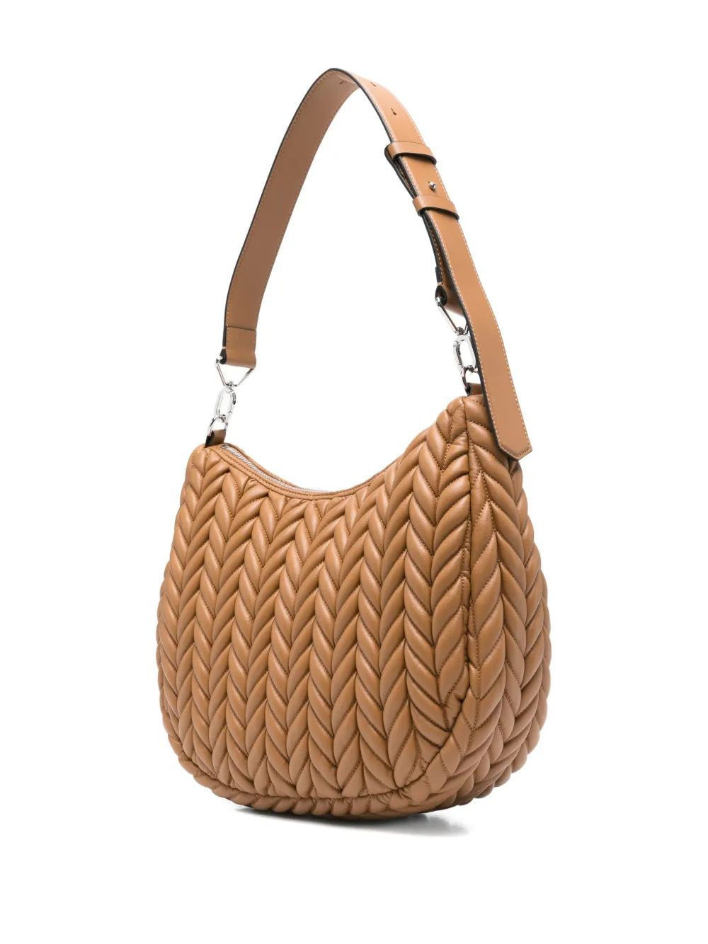 KARL LAGERFELD Woven Hobo Handbag