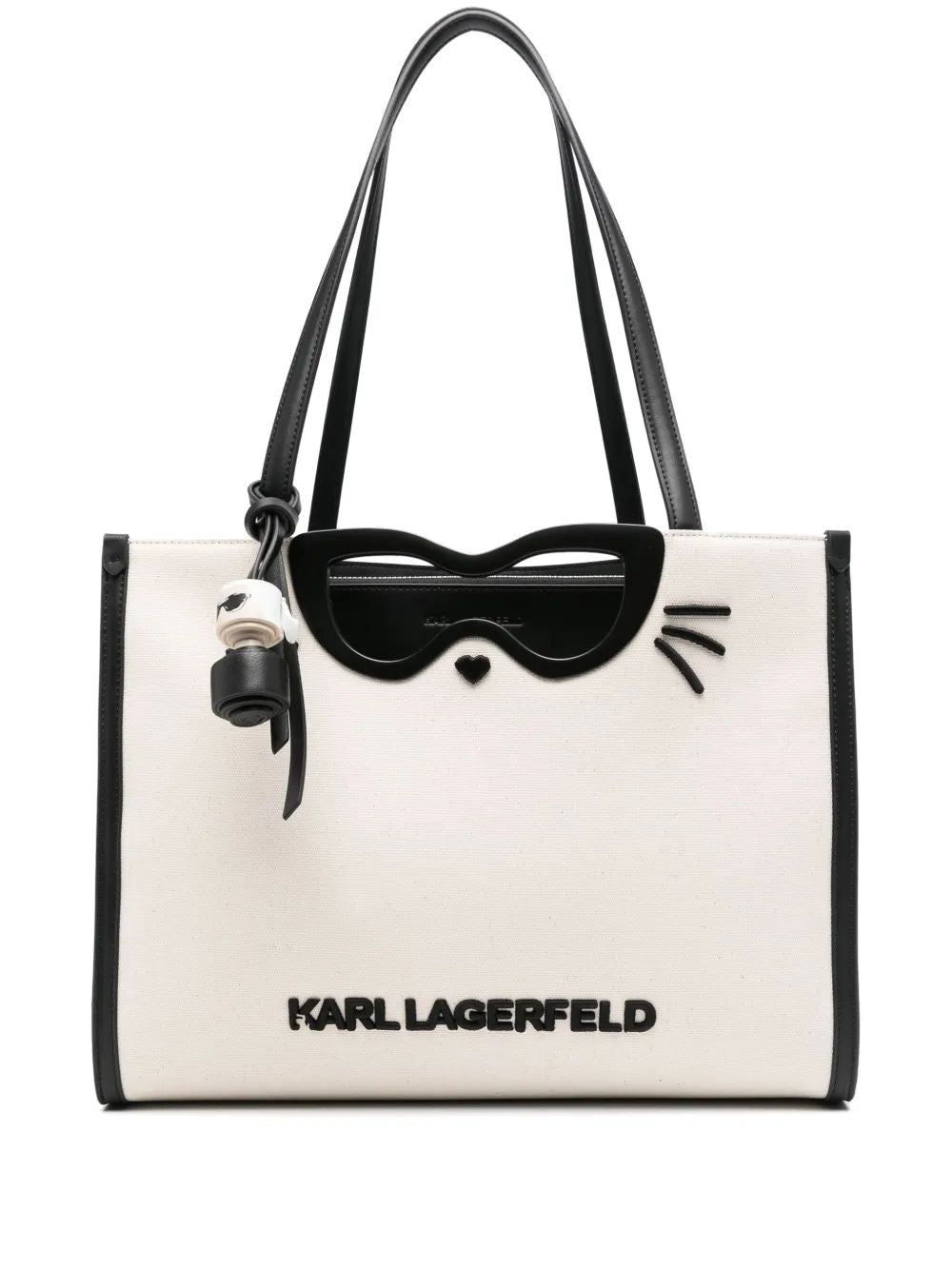KARL LAGERFELD Logo-Lettering Tote Handbag