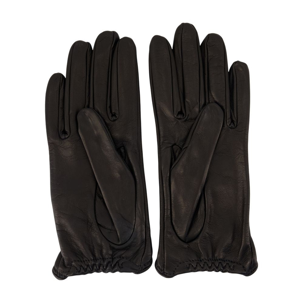 OUR LEGACY Leather Gloves with Bow Detail