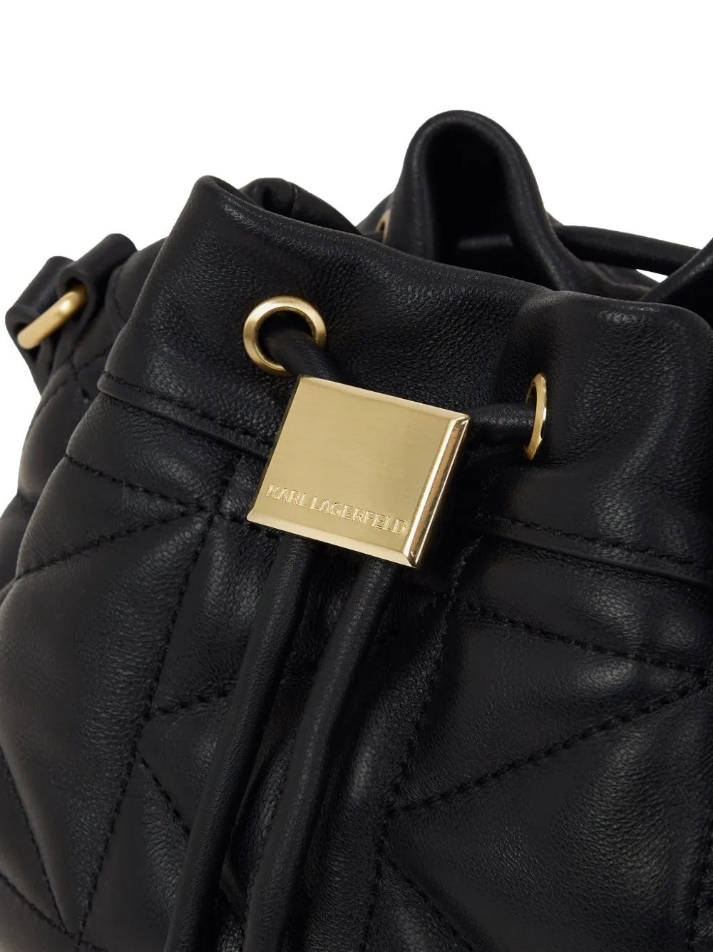 KARL LAGERFELD Quilted Bucket Bag