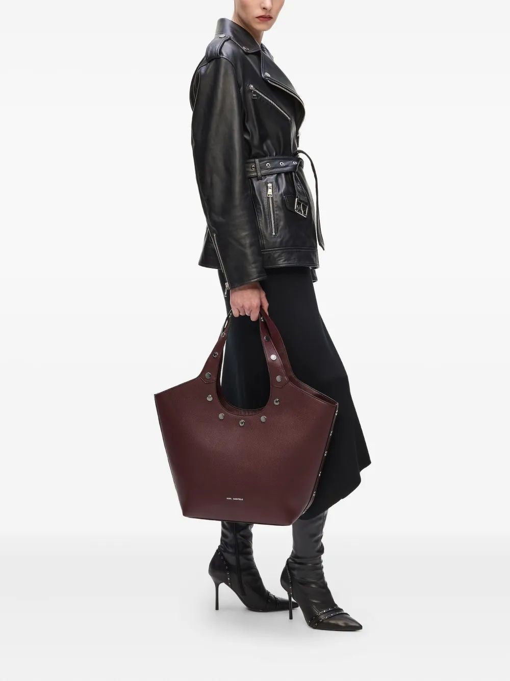 KARL LAGERFELD Marais MD Mini Tote Handbag