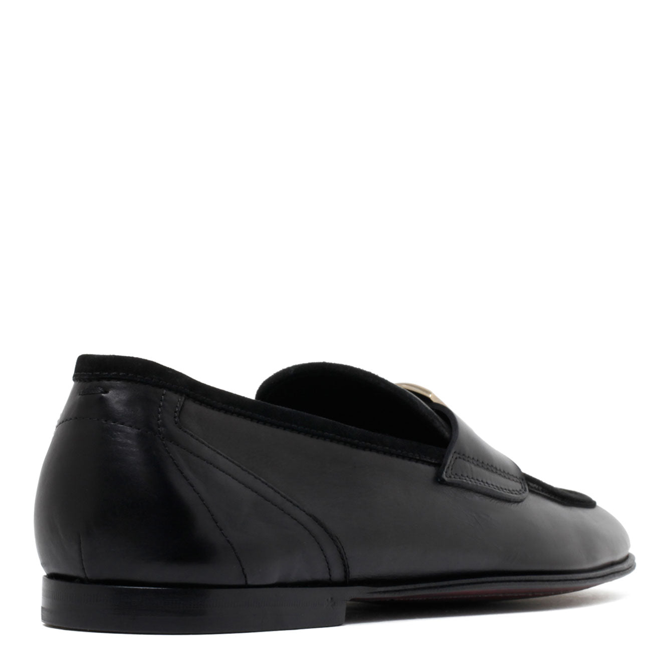 DOLCE & GABBANA Luxury Calfskin Flat Shoes for Men
