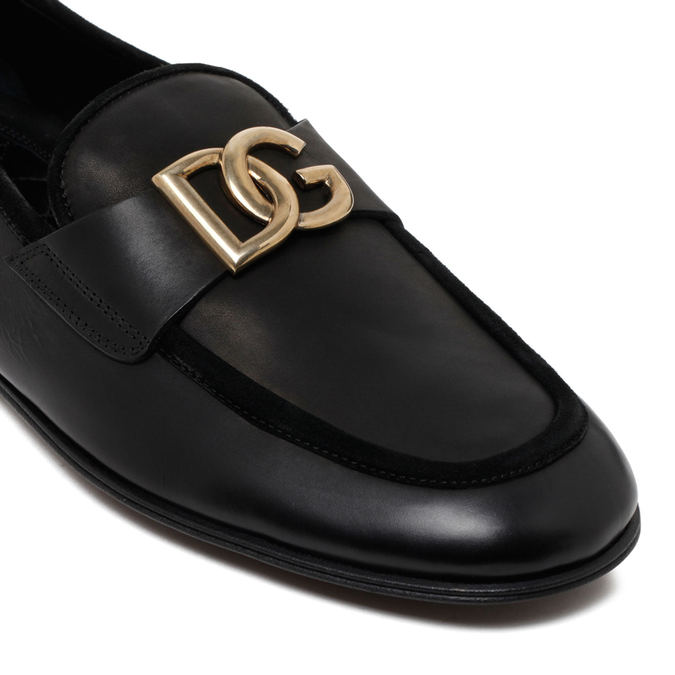 DOLCE & GABBANA Luxury Calfskin Flat Shoes for Men