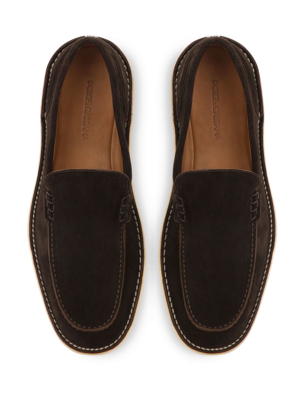 DOLCE & GABBANA Premium Suede Loafer for Men