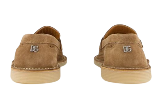 DOLCE & GABBANA Classic Leather Flat Shoes for Men