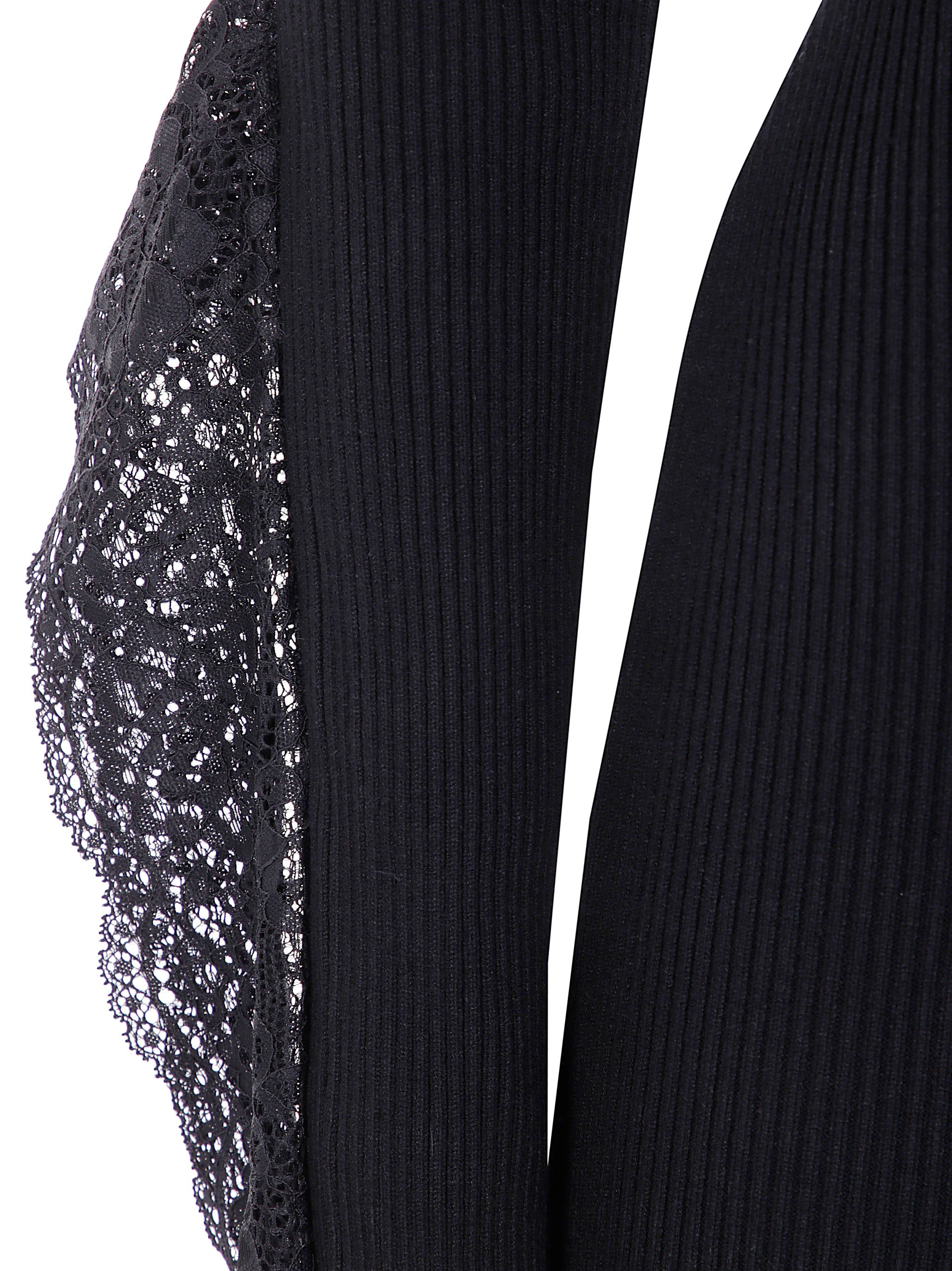 BLUMARINE Knit Insert Lace Dress for Women