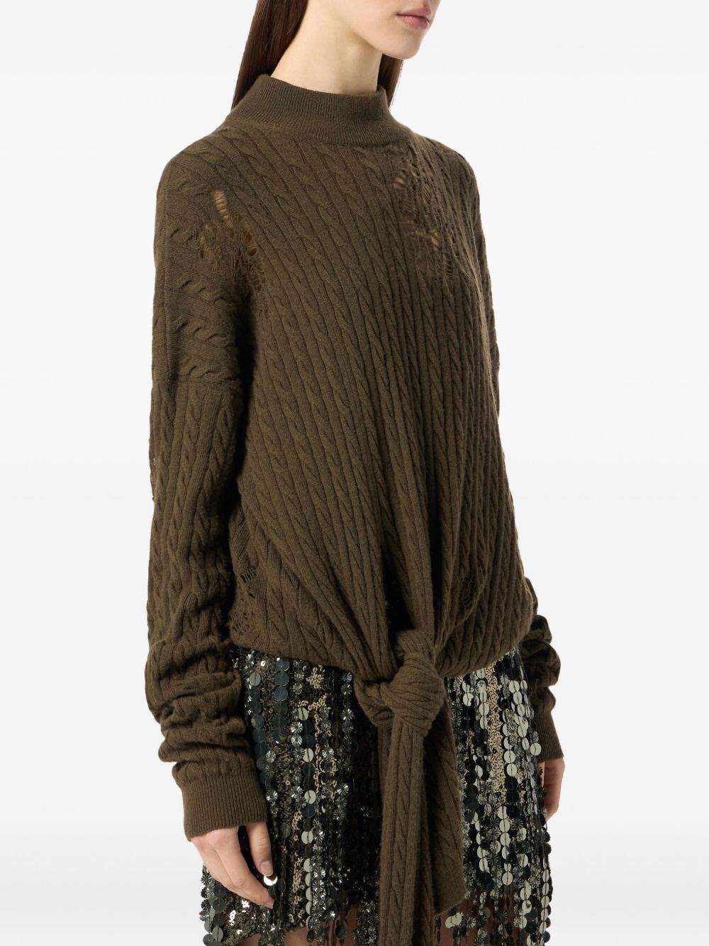 BLUMARINE Cashmere Blend Mini Skirt for Women