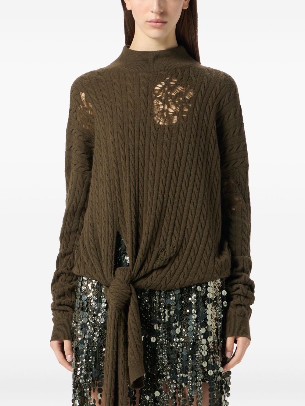 BLUMARINE Cashmere Blend Mini Skirt for Women