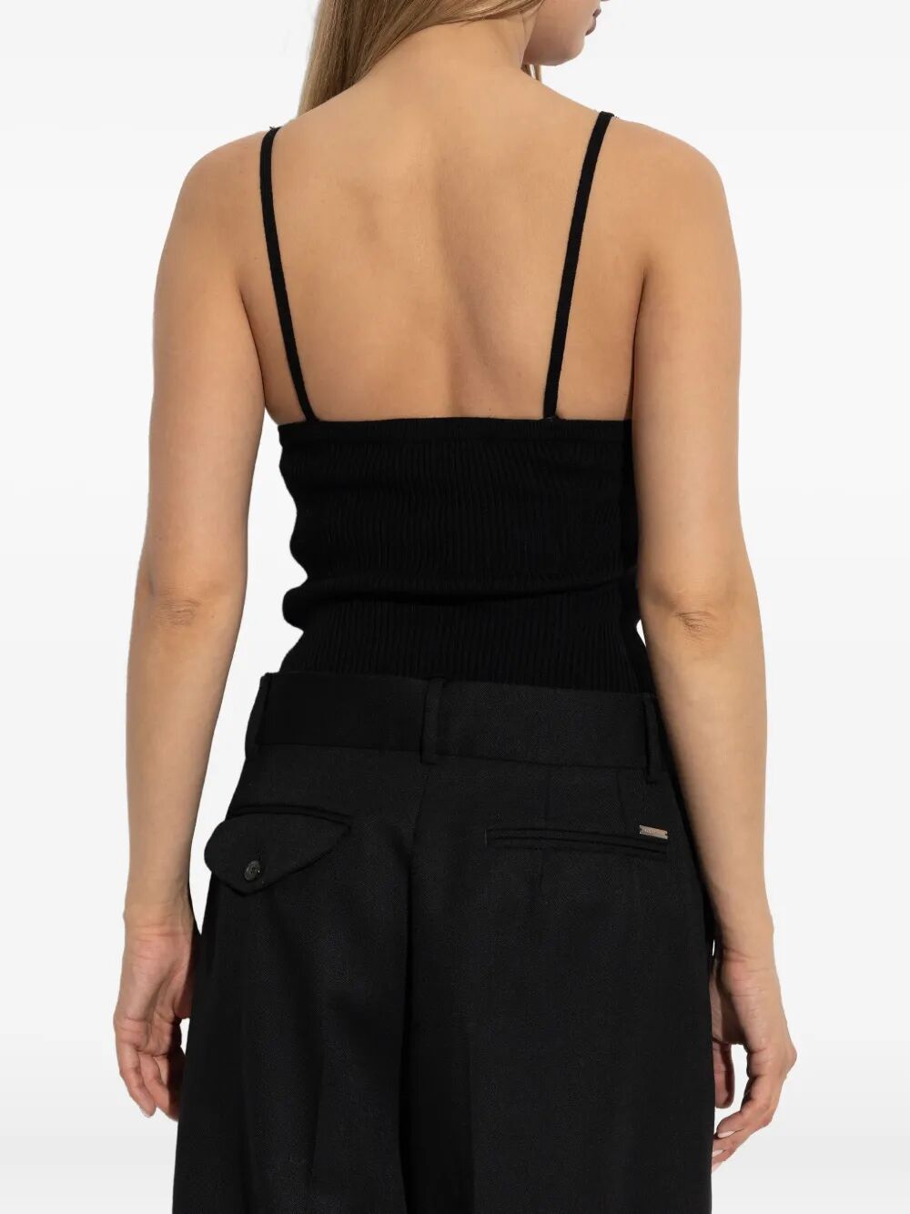 BLUMARINE Elegant Lace Tank Top