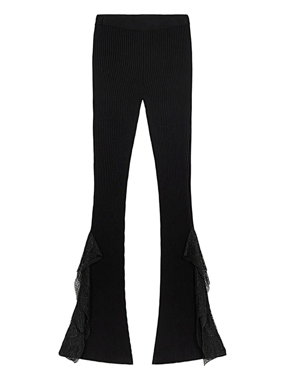 BLUMARINE Lace Insert Knit Pants