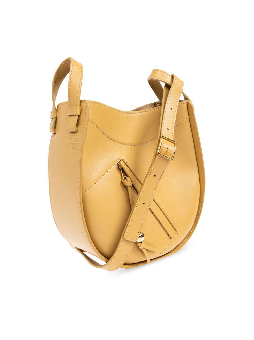 LOEWE Mini Slice Handbag in Shiny Calfskin