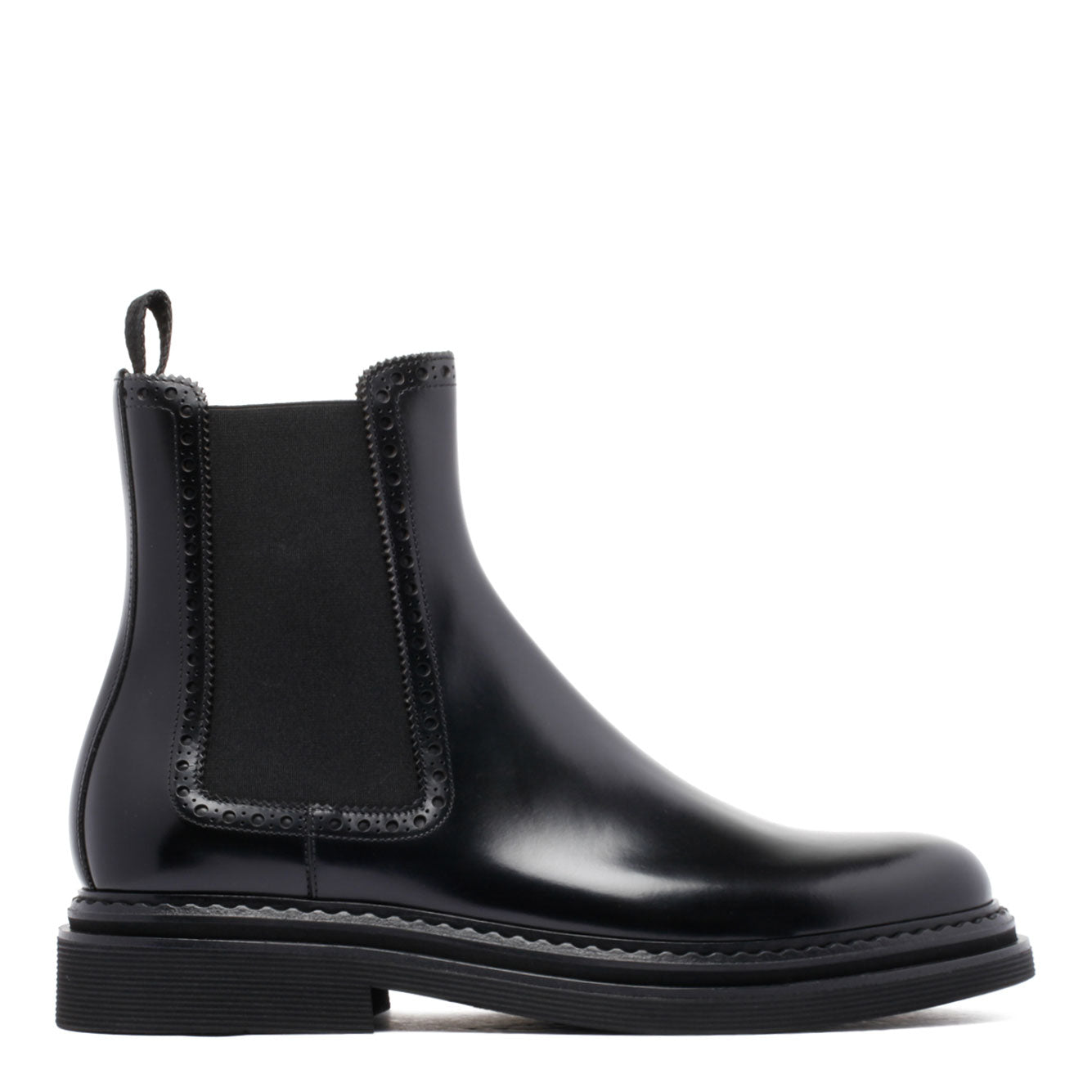 DOLCE & GABBANA Leather Ankle Boot for Men
