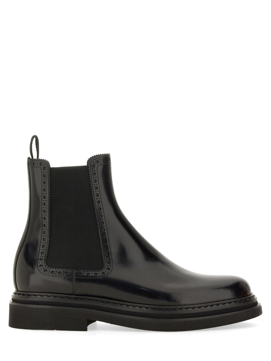 DOLCE & GABBANA Brushed Leather Boot for Men