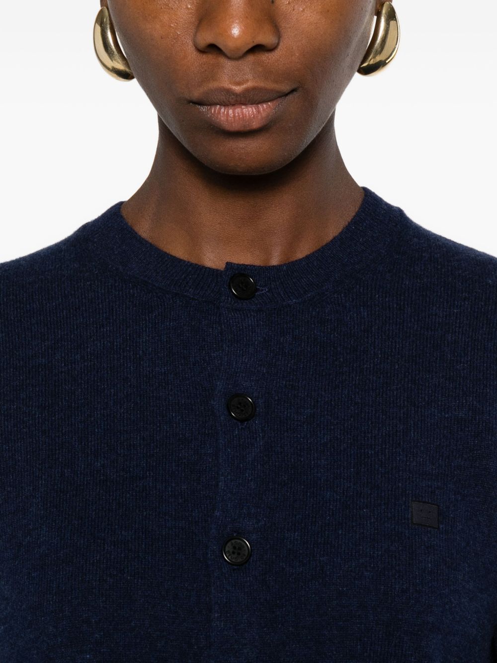 ACNE STUDIOS Button Neck Sweater for Women