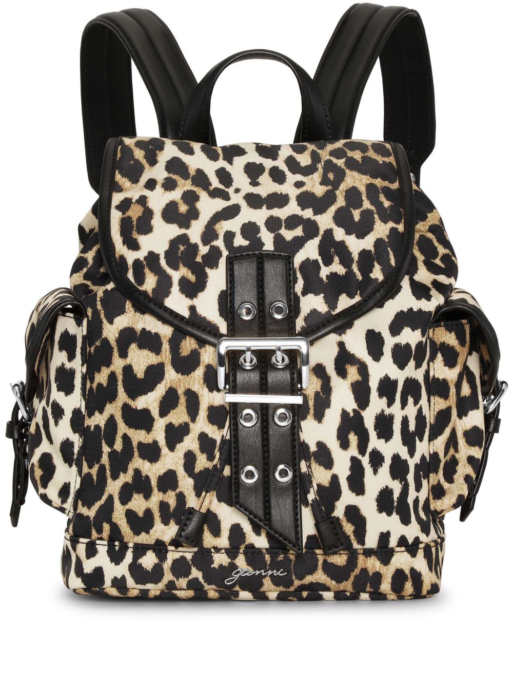 GANNI Mini Printed Backpack