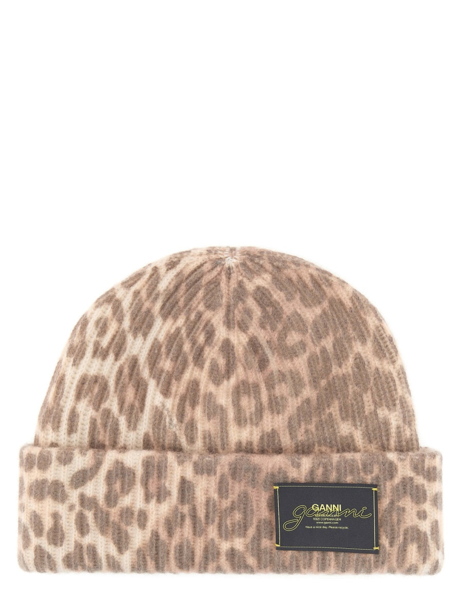 GANNI Wool Beanie for Women