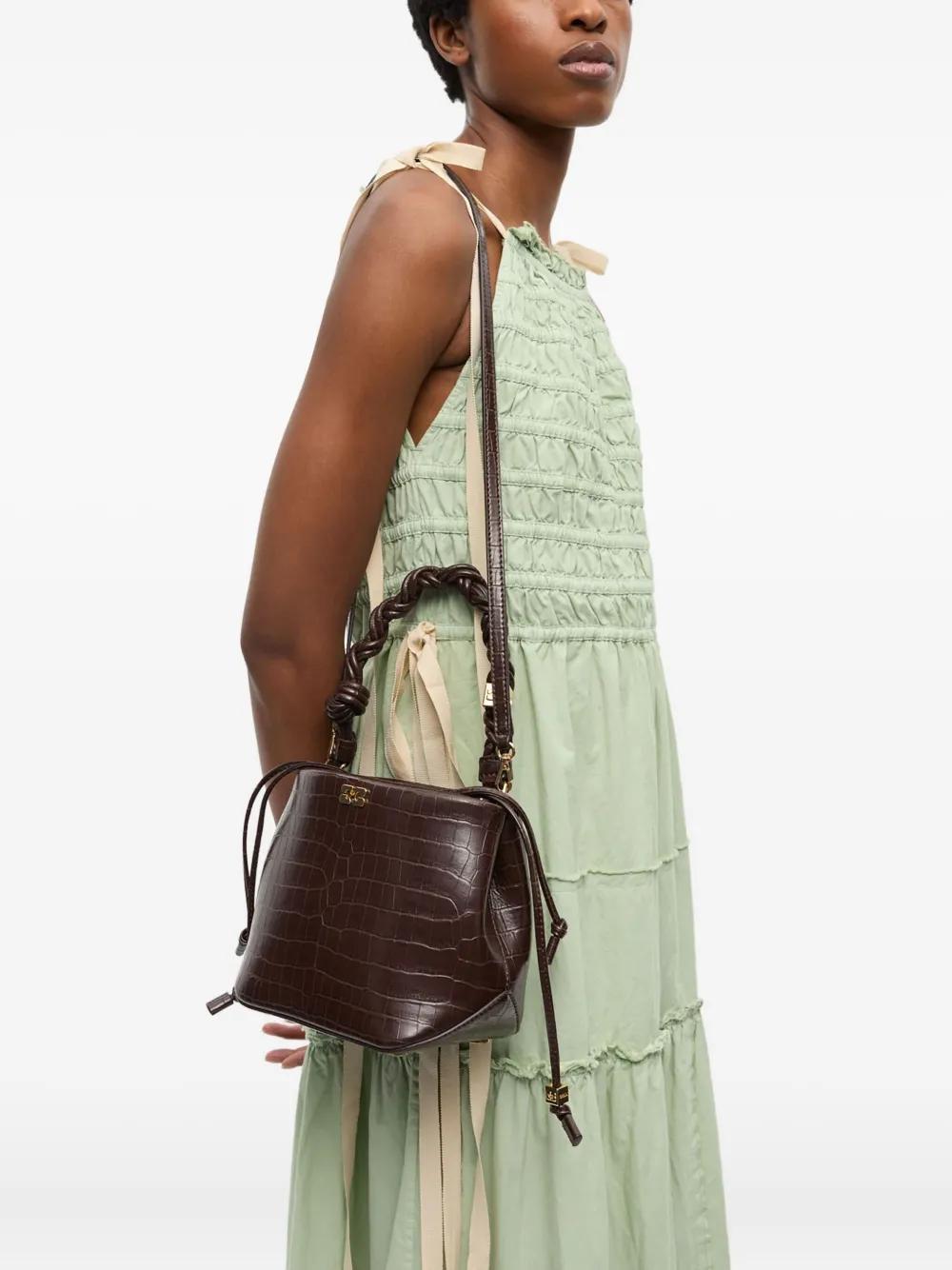 GANNI Bou Bucket Handbag - Women's Crossbody Style