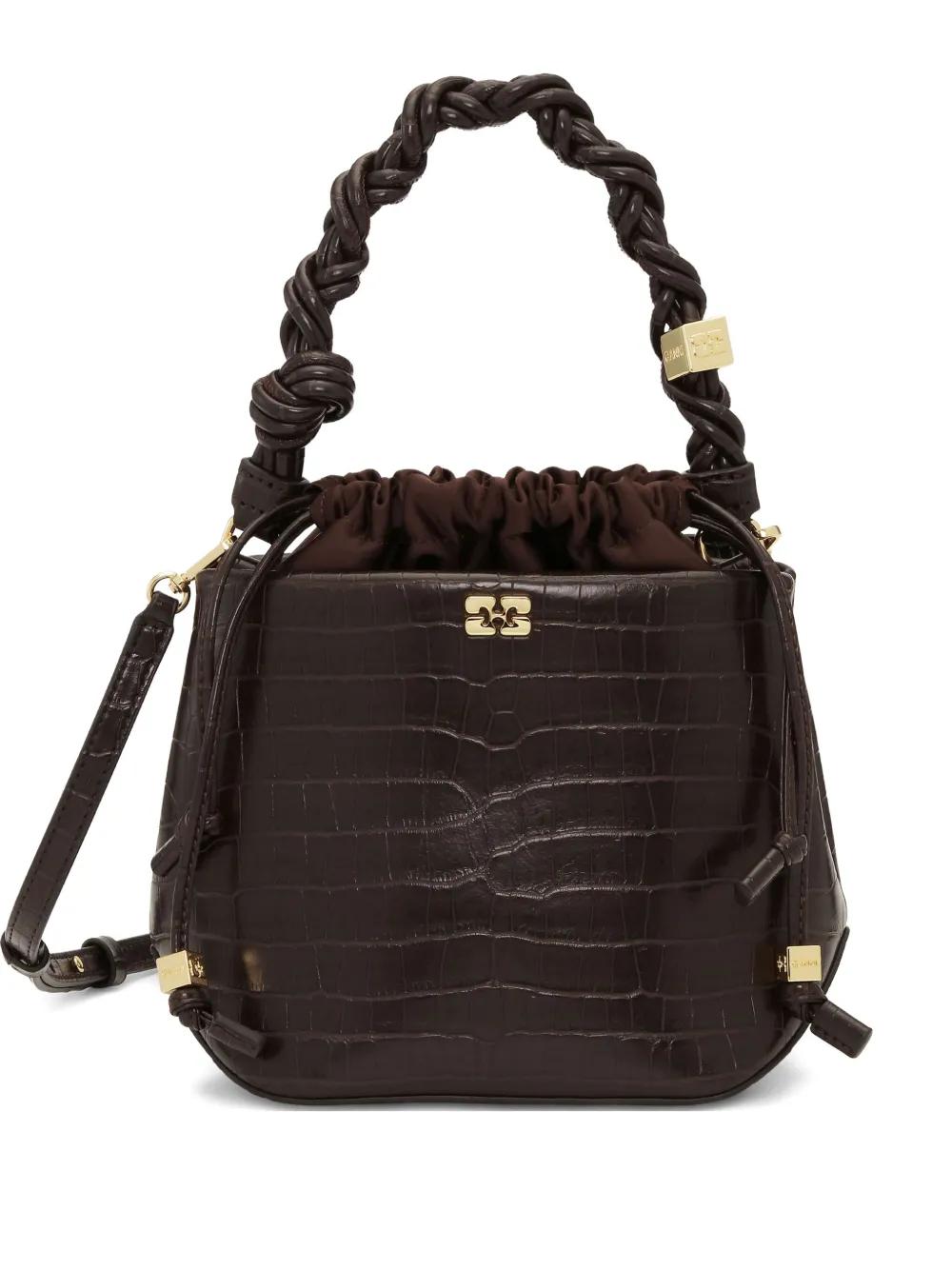 GANNI Bou Bucket Handbag - Women's Crossbody Style