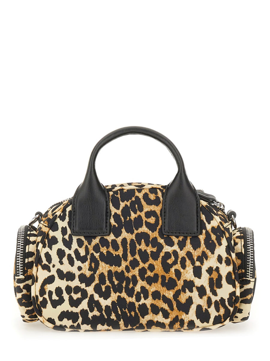 GANNI Leopard-Print Tote Handbag