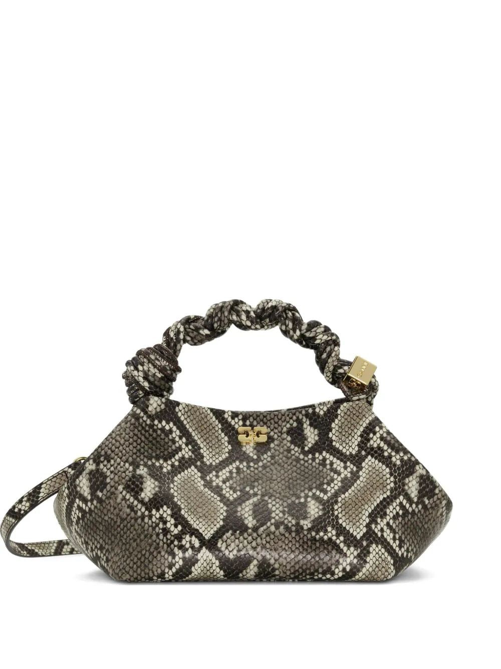 GANNI Mini Snake Print Handbag