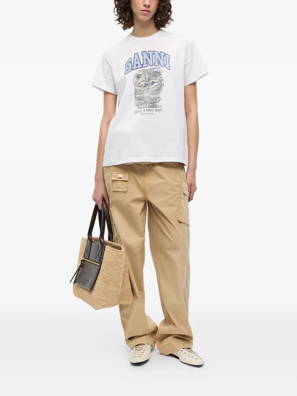 GANNI Easy Medium Shopper Handbag