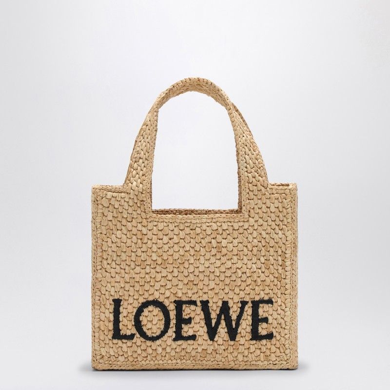 LOEWE Mini Raffia Tote Handbag