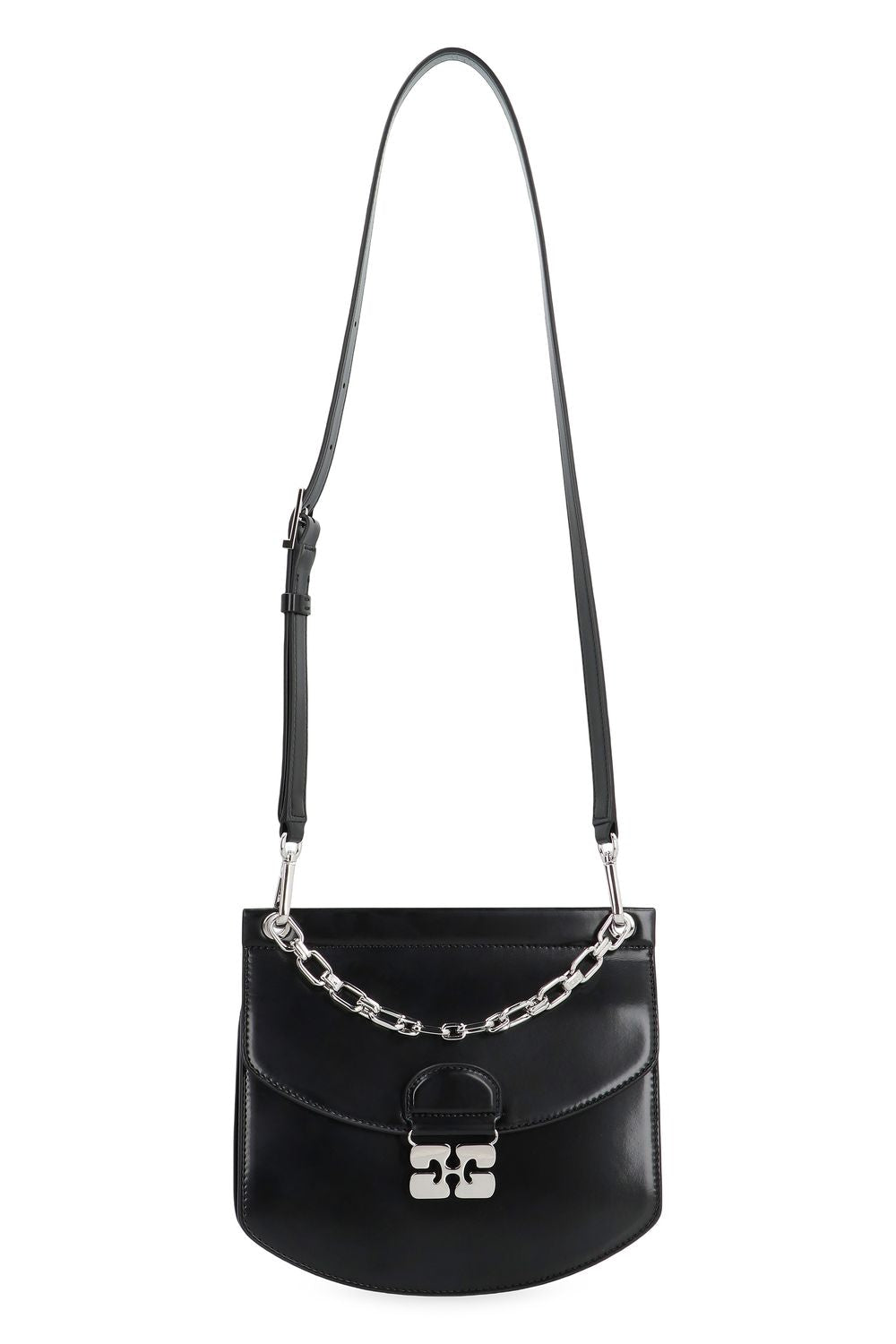 GANNI Mini Crossbody Handbag with Removable Chain