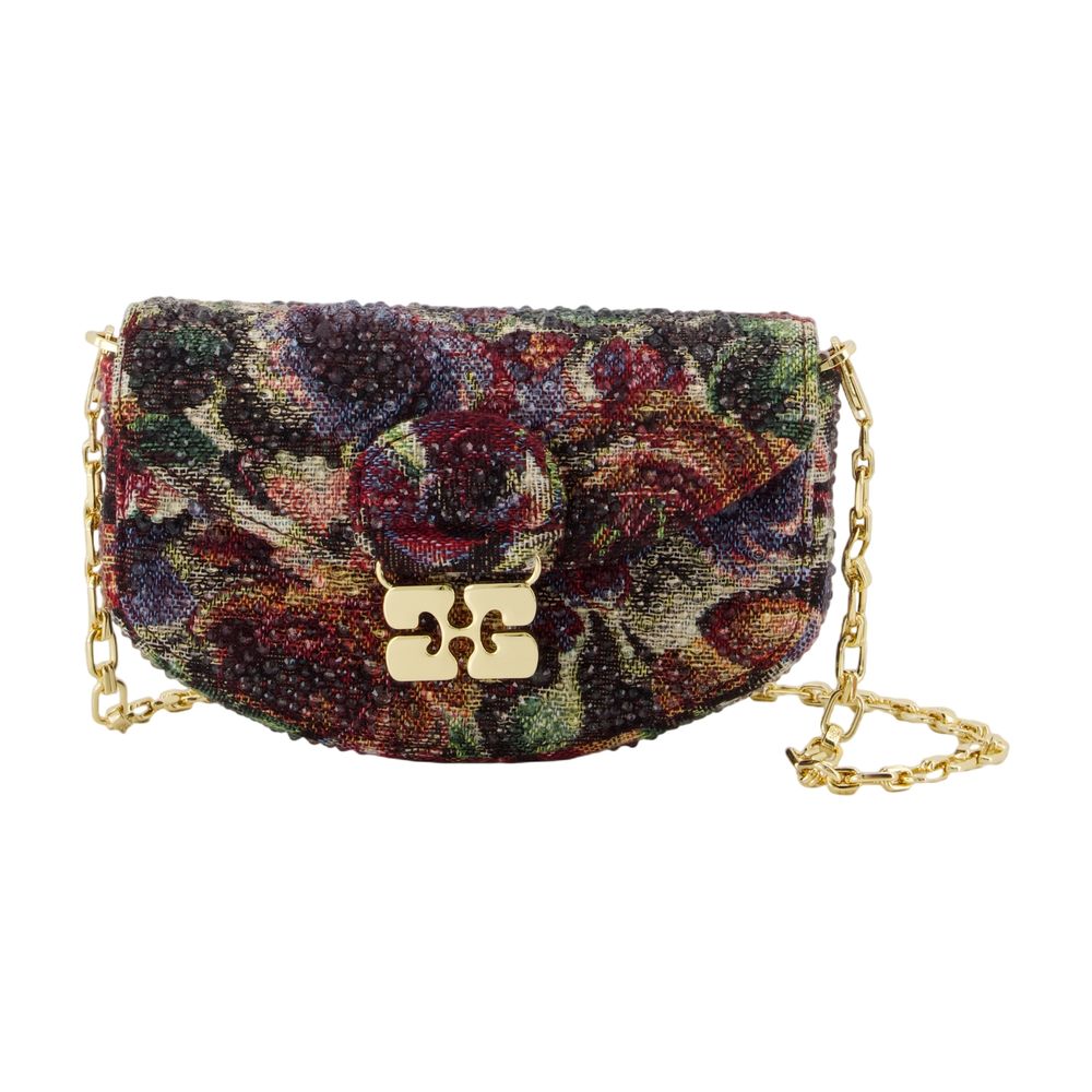 GANNI Mini Tapestry Wallet on Chain