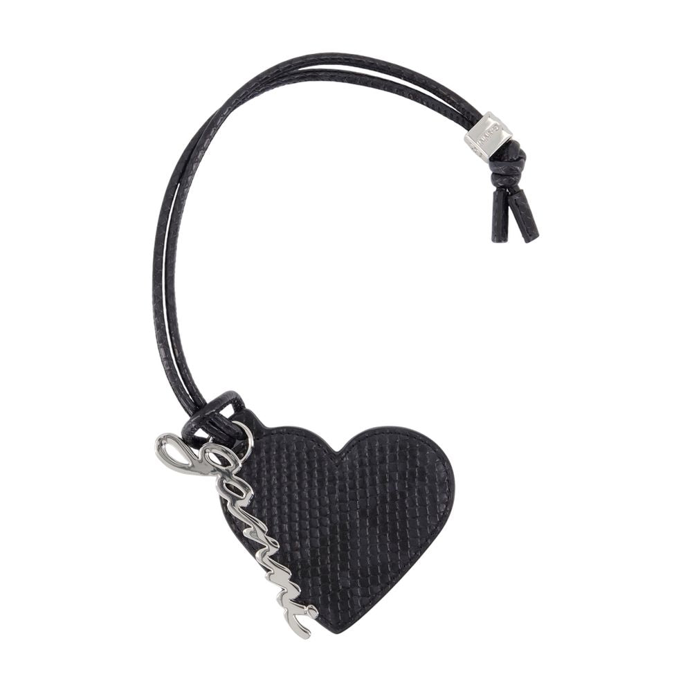 GANNI Mini Heart Snake Mirror Clutch