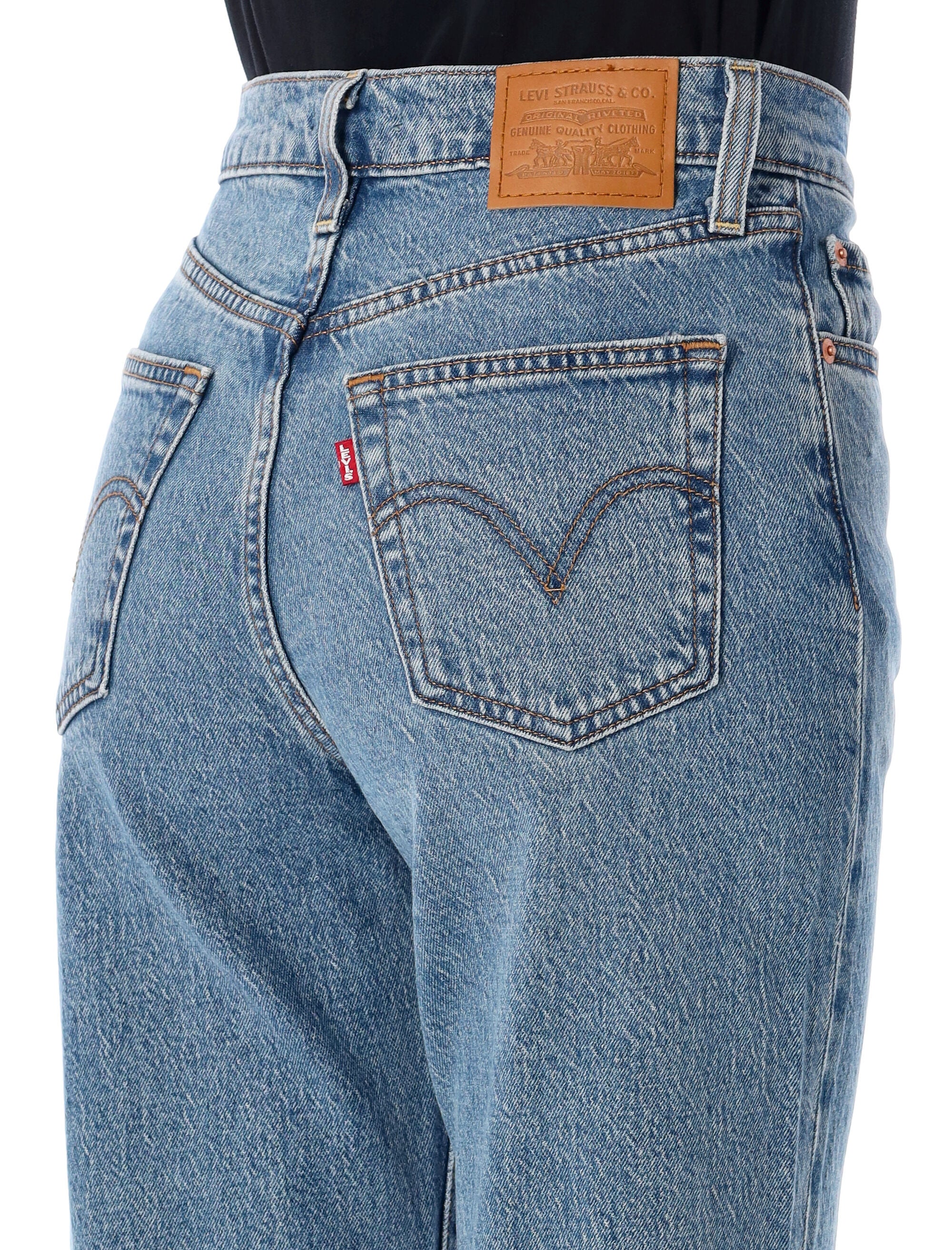 LEVI'S Women's High-Rise Ribcage Bell Jeans - Size 26