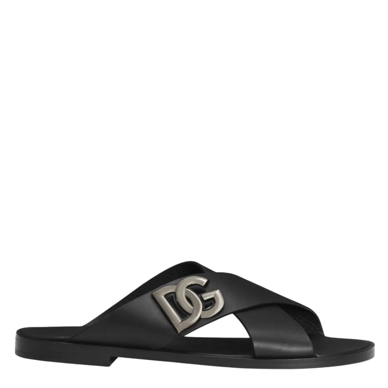 DOLCE & GABBANA Men's Luxury Leather Sandals