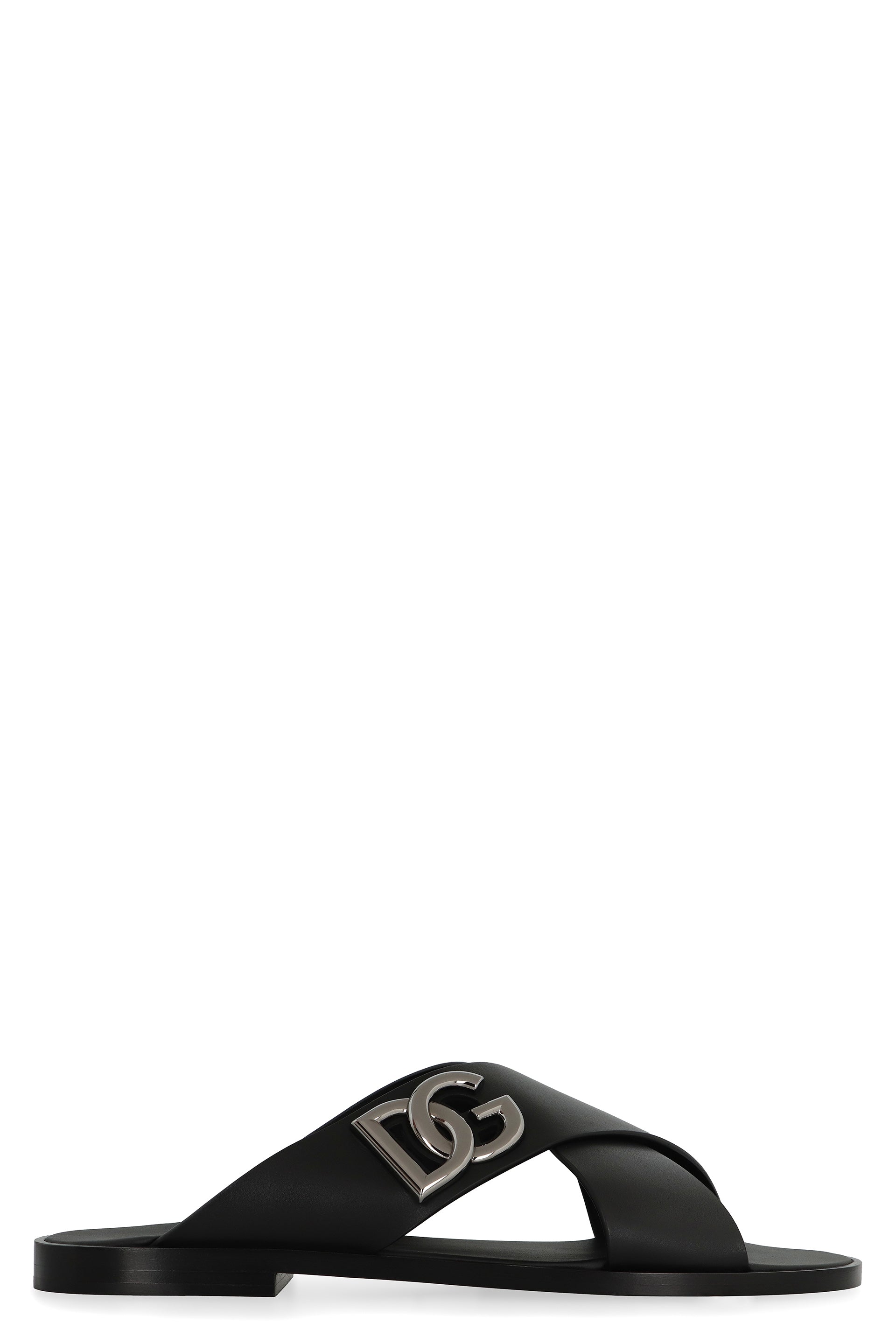 DOLCE & GABBANA Premium Leather Slippers for Men