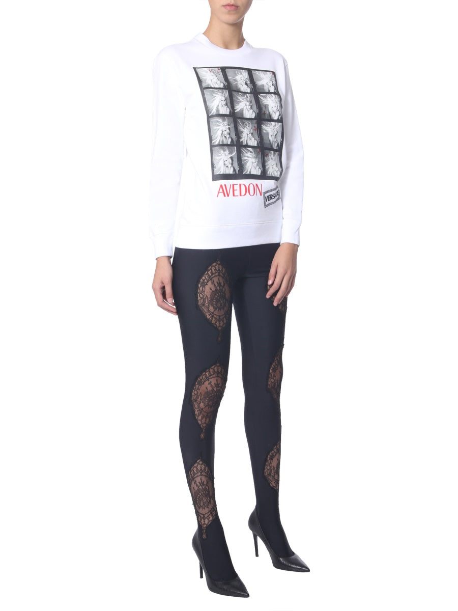 VERSACE Classic Crew Neck Sweatshirt for Women