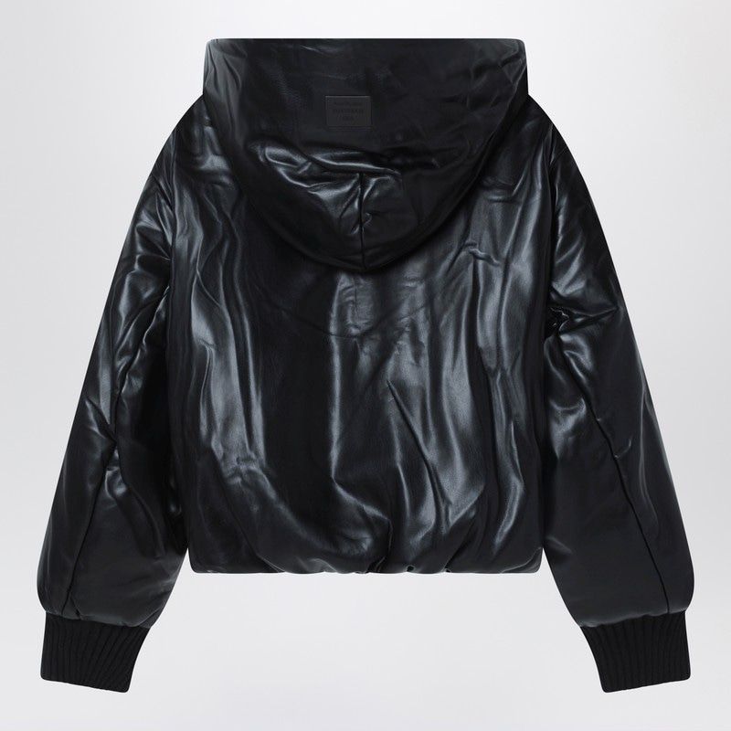 ACNE STUDIOS Hooded Faux Leather Jacket