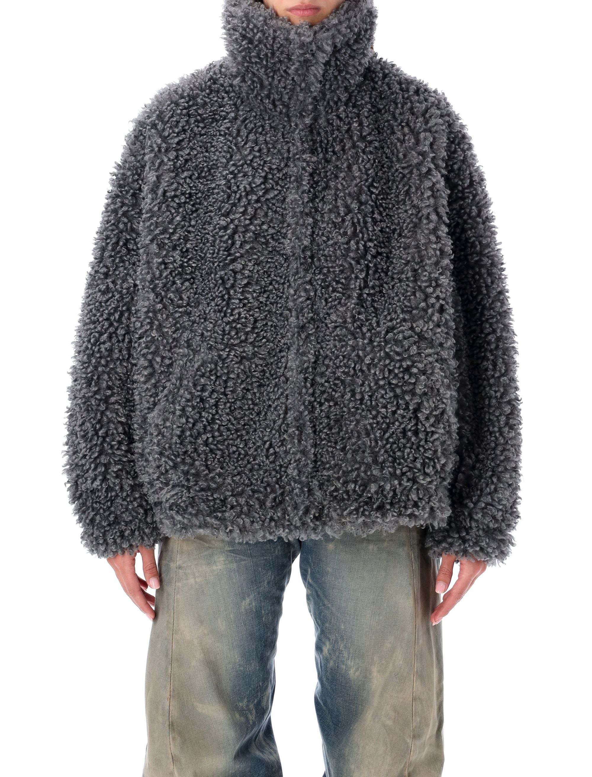 ACNE STUDIOS Women's Oversized Faux Fur Bomber Jacket