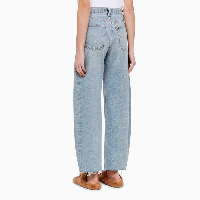 AGOLDE Light Blue Denim Balloon Jeans for Women