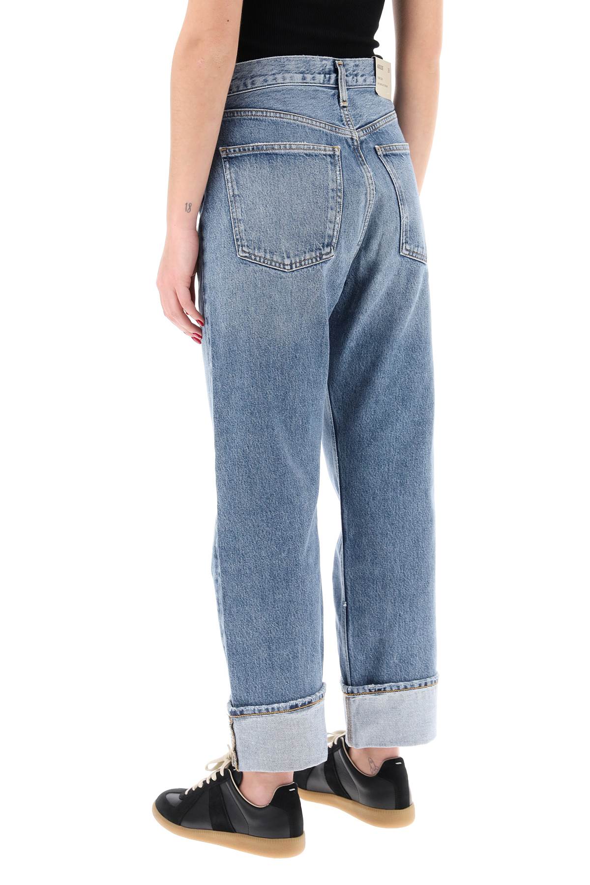 AGOLDE High-Waist Turn-Up Jeans for Women